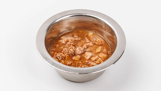 Влажный корм для котят, беременных и кормящих кошек "Индейка нежные ломтики в соусе" 80г