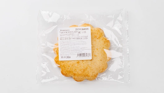 Коржик молочный