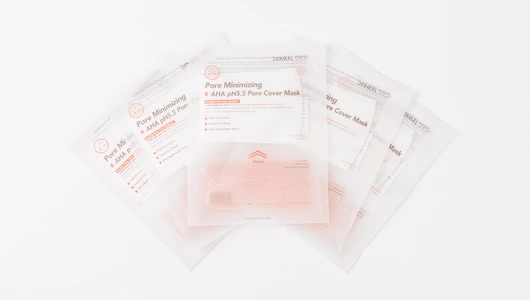 Маска тканевая для лица сужающая поры с AHA-кислотами Dermal Shop, 5 шт. Маска тканевая для лица сужающая поры с AHA-кислотами Dermal Shop, 5 шт.