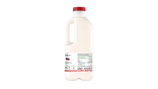 Молоко Правильное молоко пастеризованное 3,2-4% 900 мл