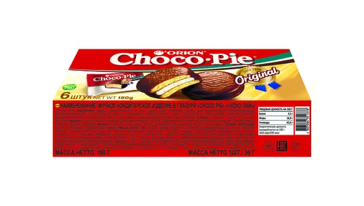Пирожное Orion Choco-Pie 180 г