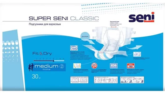 Подгузники Сени д/взрослых AIR №2 medium 30 шт