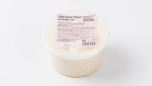 Каша пшенно-рисовая на молоке, 270 г