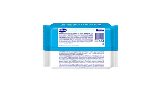 Бумага туалетная влажная Comfort smart 80 шт