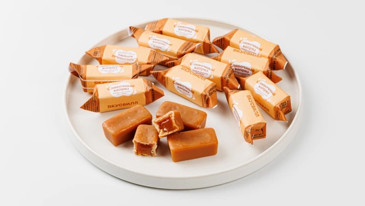 Конфеты молочные "Сливочный каприз" на сливках