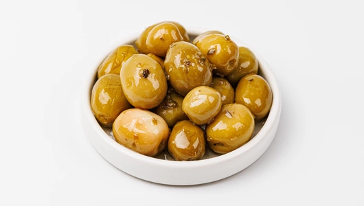 Оливки зеленые с косточкой Монастырские, 120 г Оливки зеленые с косточкой Монастырские, 120 г