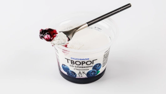 Творог со сливками "Черника" 5%
