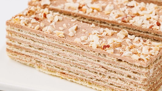 Торт вафельный "Ореховый" Торт вафельный "Ореховый"