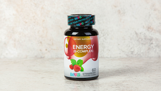 Комплекс витаминов В мармелад со вкусом клубники, 60 шт