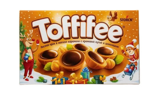 Конфеты в коробке Toffifee карамель орех и шоколад 125 г