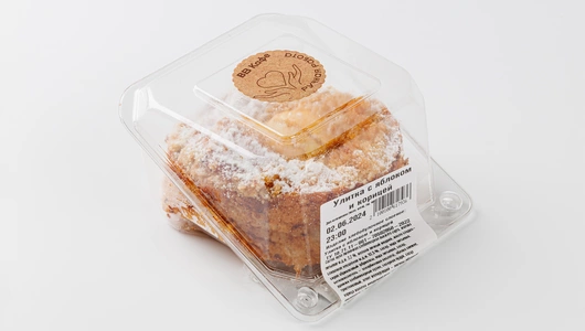 Улитка с яблоком и корицей, кафе