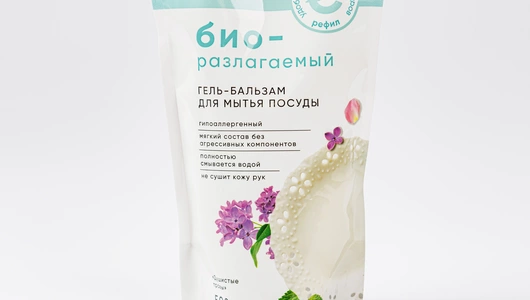 Гель-бальзам для мытья посуды "Душистые травы", дой-пак
