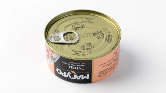 Тунец (желтоперый) филе-кусочки натуральный, 170 г