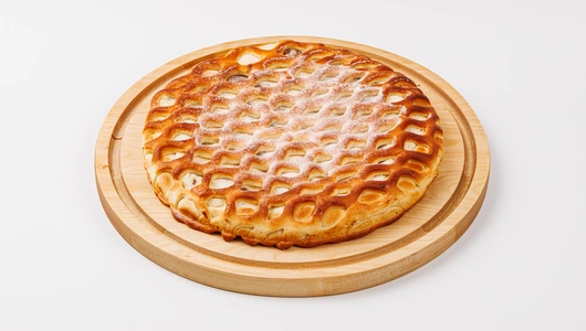 Пирог сдобный с творогом и изюмом, зам.