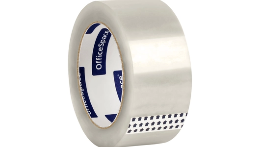 Клейкая лента упаковочная OfficeSpace 48 мм x100 м 45 мкм прозрачная