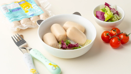 Сардельки из мяса индейки и говядины для питания детей от 3 лет Сардельки из мяса индейки и говядины для питания детей от 3 лет