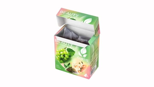 Чай зеленый Curtis Beauty с кусочками винограда в пирамидках 15х1,7 г Чай зеленый Curtis Beauty с кусочками винограда в пирамидках 15х1,7 г