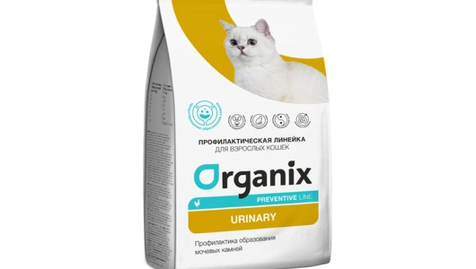 Organix prof (профилактика) Urinary сухой корм для кошек «Профилактика образования мочевых камней», 600 г