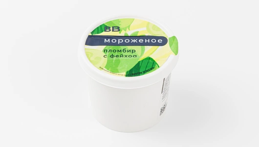 Мороженое пломбир с фейхоа