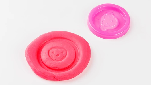 Набор для детского творчества:Тесто-пластилин 4 цвета, неоновые цвета, ВП