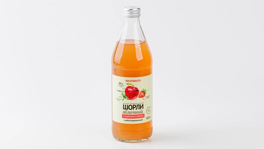 Напиток "Шорли" яблочный с клубникой и мятой, 500 мл Напиток "Шорли" яблочный с клубникой и мятой, 500 мл