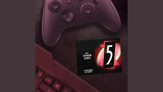 Жевательная резинка Wrigley`s Five Cyclone Сочный арбуз 31,2 г Жевательная резинка Wrigley`s Five Cyclone Сочный арбуз 31,2 г