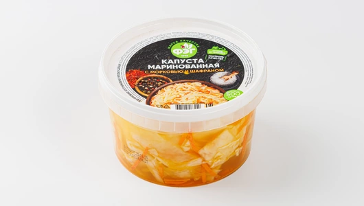 Капуста ФЭГ маринованная с шафраном 500 г