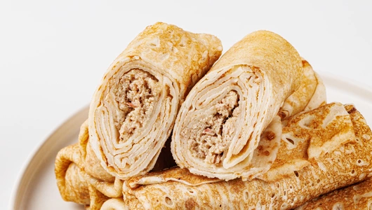 Блинчики с курицей, зам., 380 г Блинчики с курицей, зам., 380 г