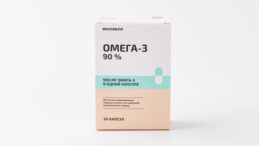 Омега 3 - 90%, 30 капсул Омега 3 - 90%, 30 капсул