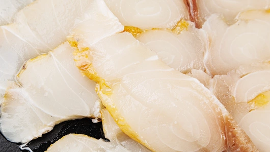 Масляная рыба холодного копчения ломтики, 100 г