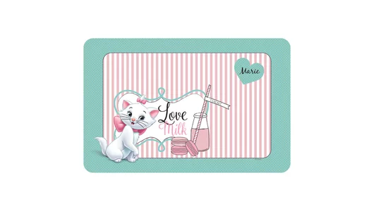 Коврик под миску Disney Marie & Milk, 430x280мм