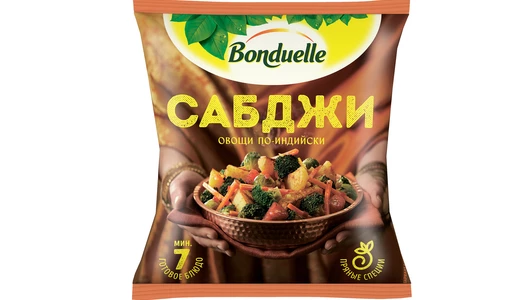 Смесь овощная Бондюэль Сабджи овощи по-индийски замороженная 400 г