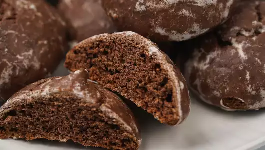 Пряники "На кефире" шоколадные Пряники "На кефире" шоколадные