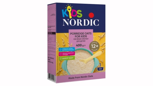 Хлопья Nordic Kids овсяные 400 г Хлопья Nordic Kids овсяные 400 г