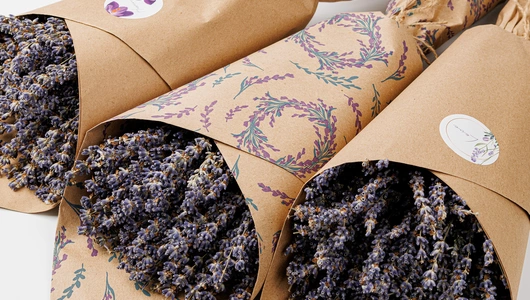 Букет сухоцветов "Лаванда"