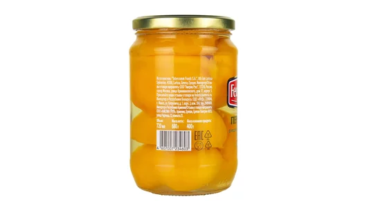 Персики Federici очищенные половинками в сиропе 720 мл