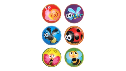 Игрушка "Мяч" (мягкий) 6,2 см., в ассортименте