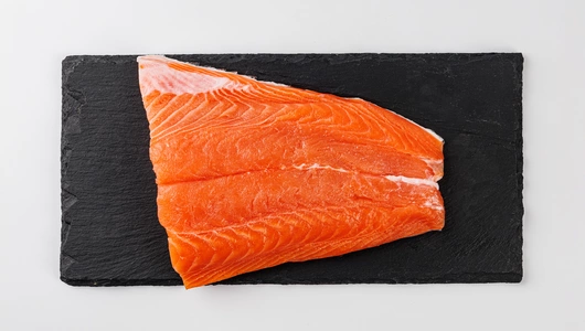 Семга филе-кусок на коже охл., 350 г