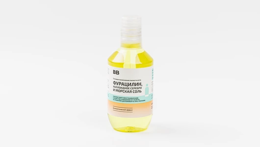 Готовое полоскание полости рта: фурацилин, коллоидное серебро и морская соль