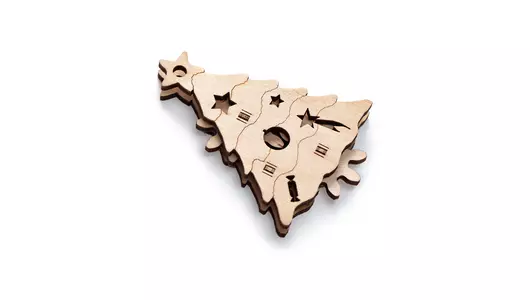 Деревянный конструктор Drovo Новогодняя елка