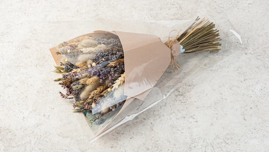 Букет сухоцветов "Лаванда и травы"