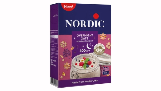 Хлопья Nordic Ленивая овсянка 400 г Хлопья Nordic Ленивая овсянка 400 г