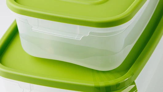 Комплект контейнеров прямоугольных "Каскад", 2шт (1,2л, 2,2л)