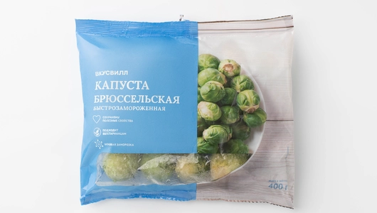 Капуста брюссельская, свежезамороженная Капуста брюссельская, свежезамороженная