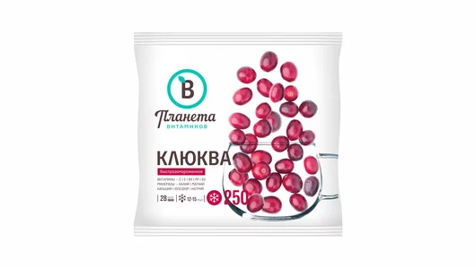 Клюква Планета Витаминов замороженная 250 г