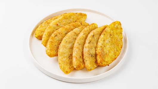 Хашбраун с сыром и зеленью, зам. Хашбраун с сыром и зеленью, зам.