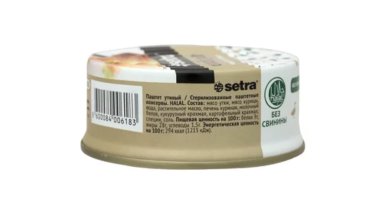 Паштет Setra Утиный 100 г