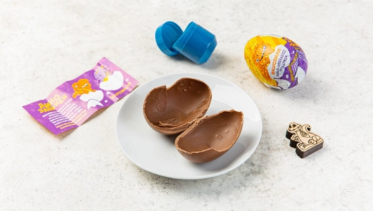 Яйцо шоколадное с подарком "Динозаврики"