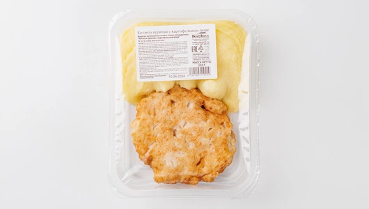 Котлета куриная с картофельным пюре