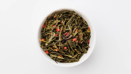 Чай зеленый с клубникой и ароматом арбуза, 100 г